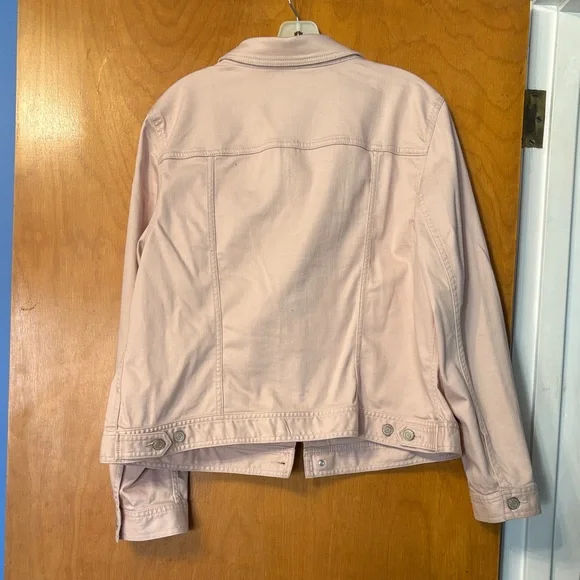 Talbots Soft Pink Jean Jacket - Picture 6 of 6
